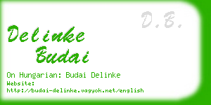 delinke budai business card